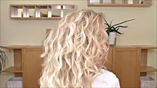 Haarstyling  Wellen und Locken auffrischen [upl. by Dorelia]