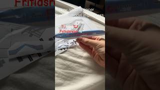 New papercraft model plane Boeing 737 tui airigami aviation arlanda tuifly fritidsresor 737 [upl. by Attenaj]