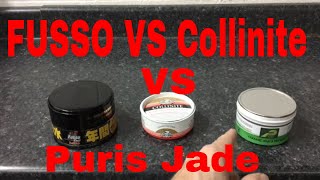 Fusso Coat Soft 99 VERSUS Collinite 476 VERSUS PURIS Jade [upl. by Ivanah]