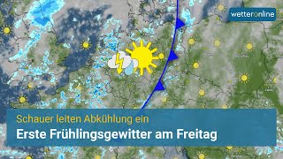 ⚡️ Erste Frühlingsgewitter am Freitag [upl. by Anirehtak]