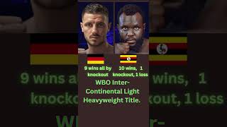 Ardian Krasniqi vs Saul Ivan Male for the WBO InterContinental Light Heavyweight Title boxing [upl. by Aiekan]