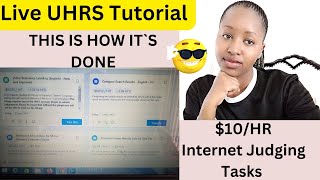 Earn Upto 10HR UHRSInternet Judging Tutorial How to Work Hitapps [upl. by Courtenay]