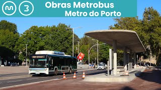 Obras Metrobus Finalizadas  Metro do Porto [upl. by Ras433]