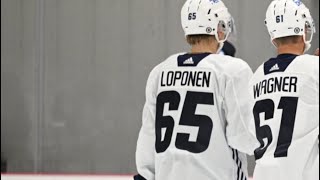 Winnipeg Jets Development Camp Markus Loponen [upl. by Ilat68]