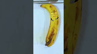 Worms family in the Banana Needs fruit surgery to remove the worms Jidoodle shorts fruitsurgery [upl. by Danialah]