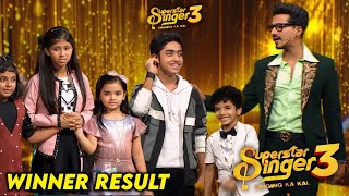 Shocking Finale Winner Announce of Superstar Singer Season 3 Today Episode  Superstar Singer 3 [upl. by Lardner]