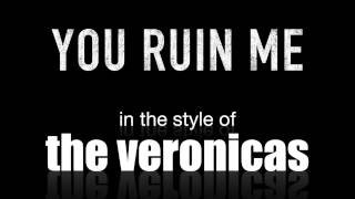 You Ruin Me in the style of The Veronicas backing track MIDI File [upl. by Nemraciram175]