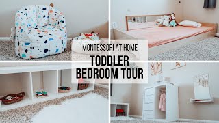 MONTESSORI AT HOME Montessori Toddler Bedroom Tour [upl. by Kaine]