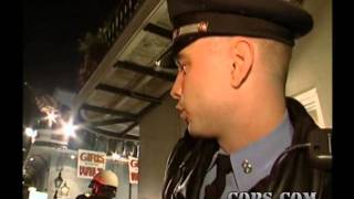 Mardi Gras Officer Scott Monaco COPS TV SHOW [upl. by Atnoek]