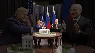 Trump vs Putin The Clash at the Table of Power donaldtrump putin shortvideo shorts [upl. by Zarla]