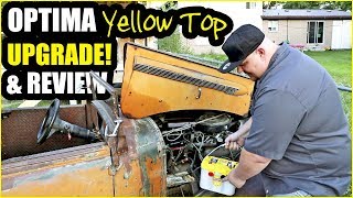 Optima Yellow Top Battery Upgrade and Review  Never Done Vlog [upl. by Nnateragram738]