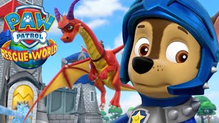 Patrol Rescue World  Barkingburg Kingdom  THE BABY DRAGON Paw Patrol Games [upl. by Hterrag]