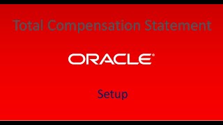 TCS  Feedback 16   TCS  Oracle HCM Fusion  Total Compensation Statement [upl. by Luciano]