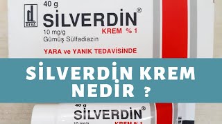 Silverdin Yara Kremi Nedir  Silverdin Krem Ne İşe Yarar [upl. by Nidla]