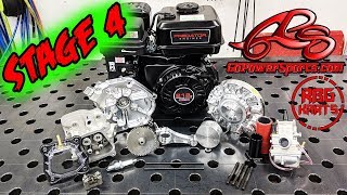 Predator 212 Stage 4 Engine Build  22HP Go Kart  Mini Bike Engine [upl. by Asnarepse]