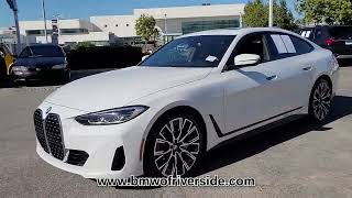 USED 2022 BMW 4 SERIES 430I GRAN COUPE at BMW of Riverside USED 25B9108A [upl. by Malissa]