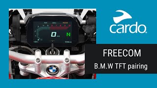 FREECOM Pairing BMWs TFT Tutorial [upl. by Ailiec59]