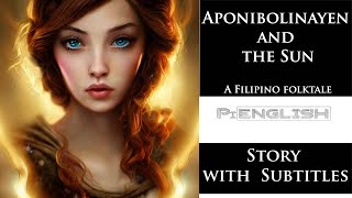 Aponibolinayen and the Sun  A Filipino folktale  Learn English through Story subtitles PiEnglish [upl. by Caldeira]