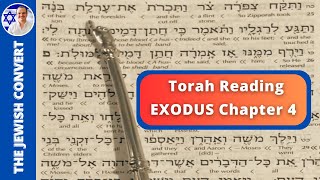 Exodus Chapter 4  Torah Reading in Hebrew with English Translation  TORAH STUDY [upl. by Deina493]