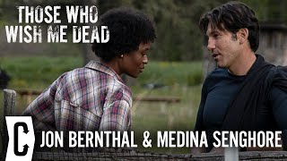 Those Who Wish Me Dead Jon Bernthal and Medina Senghore Interview [upl. by Jonette]