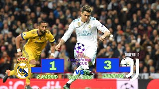 Goals amp Highlights Real Madrid 1  3 Juventus FC Champions League 2017  2018 [upl. by Reiner]