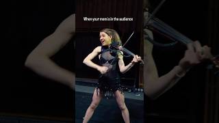 Lindsey Stirling  mum in the audience shorts violinist [upl. by Raquela]