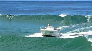 📛 HOULE RAPIDE LES BATEAUX SURFENT LES VAGUES À LENTRÉE DE LA PASSE DE CAPBRETON BIGWAVES 🌊😨⚓ [upl. by Rayner702]