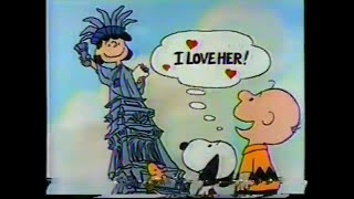 Circa 1984  Peanuts commercial for the Statue of Liberty restoration campaign [upl. by Clifton266]