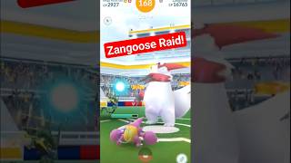 Zangoose Raid pokemongo rivals zangoose [upl. by Ecnal142]