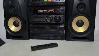 MINI HIFI System Marca Sony Modelo MHC881 TUDO FUNCIONANDO [upl. by Hnao]