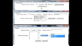 User Interface for Applets in java programming java class [upl. by Aniar]