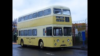 28112015 The First Production Leyland Atlantean Wallasey FHF451  NWVRT Nocturnal Running Day [upl. by Clercq314]