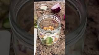 Famous Jennifer Aniston Salad meal prep [upl. by Adialeda]