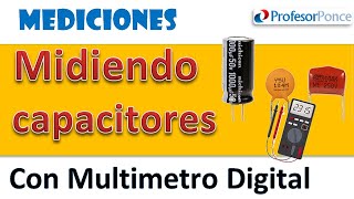 Medir Capacitores con Multímetro Digital [upl. by Enyamrahs808]