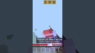 MINECRAFT slow falling potion clutch minecraft yt short [upl. by Tallie930]