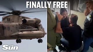 Israeli special forces rescue four Oct 7 hostages snatched by Hamas from the Nova music festival [upl. by Moth]