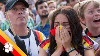 WM 2018 Deutschland raus  Entsetzen bei den Fans [upl. by Loni]