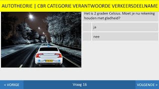 Autotheorie  Inzichtvragen  StartStop  Inhalen  Glad wegdek  Tegenliggers  Voorrang [upl. by Meadow]