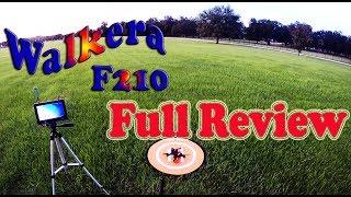 Walkera F210  Full review and FPV Flying [upl. by Akinihs186]