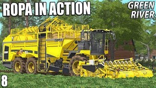 ROPA IN ACTION  Farming Simulator 17  GreenRiver  Episode 8 [upl. by Netsrak]