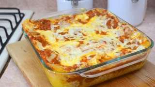 COMO HACER LASAGNA LASAÑA MUY FACIL  Recién Cocinados [upl. by Sivrat]