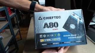 Chieftec A80 750W CTG750C moduláris tápegység bemutató videó  Tech2hu [upl. by Eenaffit]