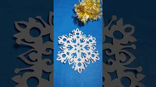 ✨💞❄️ Mesmerizing SNOWFLAKE ❄️💞✨ snowflakes paperart shorts everyone [upl. by Ennairej175]