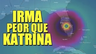 Huracan Irma sera PEOR que Katrina en Florida Estados Unidos  Miami en el Ojo [upl. by Ifar]