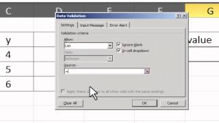 Excel dependent combobox [upl. by Proulx]