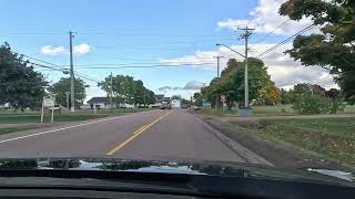 Fall Drive  Shediac toward Confederation Bridge  New Brunswick Canada [upl. by Reine]