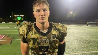 Strongsville Mustangs LB Storm Miller Week 6 Postgame Interview [upl. by Shwalb716]