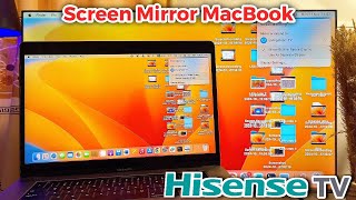 How to Screen Mirror MacBook to Hisense Smart TV [upl. by Nol8]