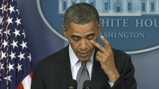 Connecticut School Shooting at Sandy Hook Elementary Obamas Emotional Address Hearts Are Broken [upl. by Artema]