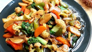 Stir Fry Chinese Vegetables Recipe  Easy Chinese Veggies Recipe [upl. by Enelyt]